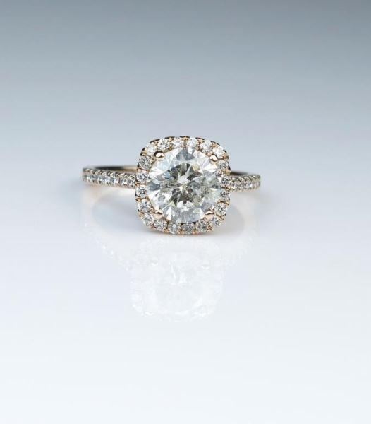 Brilliant 1.86 Carat Diamond Ring