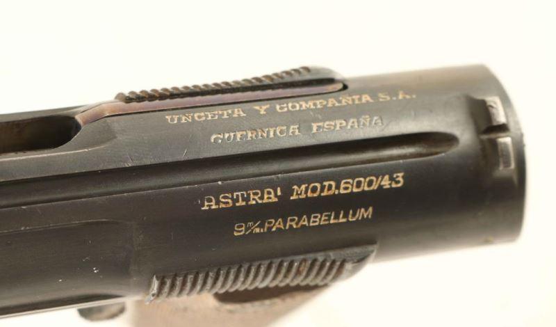 Astra 600/43 9mm SN: 20037