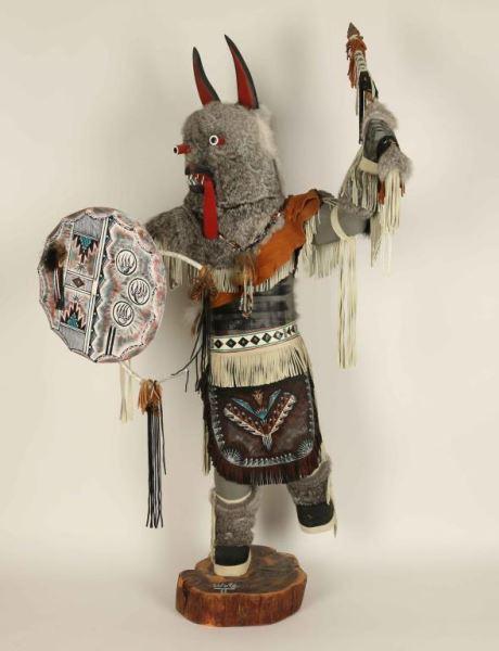 Large Wolf Kachina