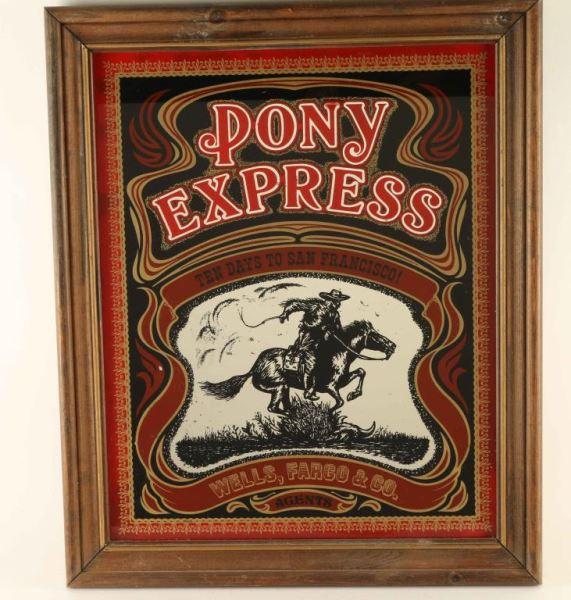 Pony Express Advertiser Mirror