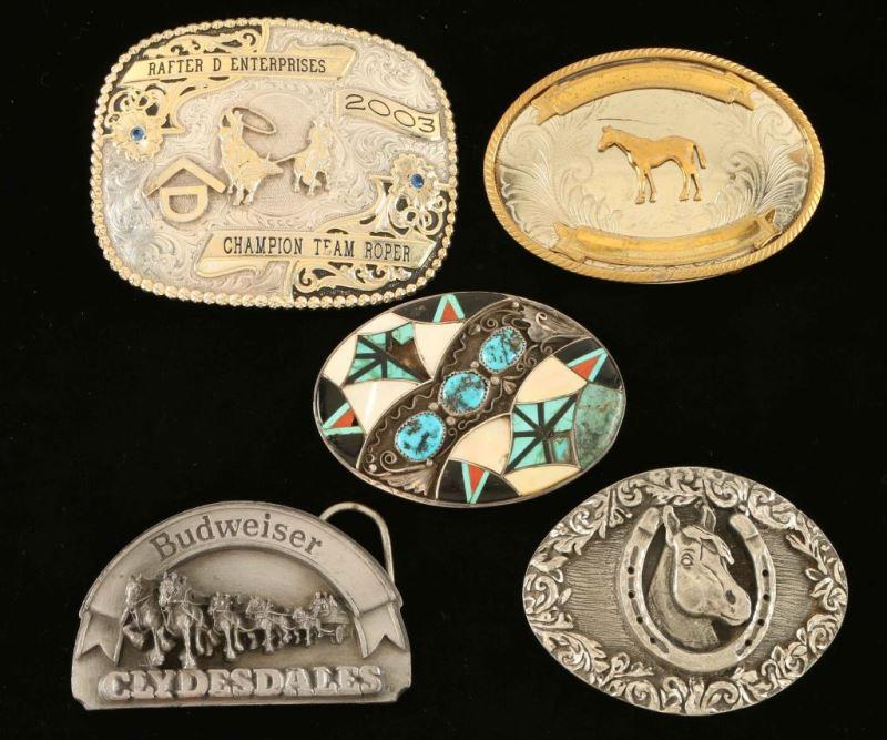 (5) Belt Buckles