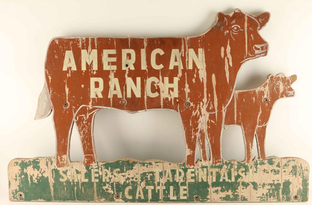 American Ranch Wood Sign