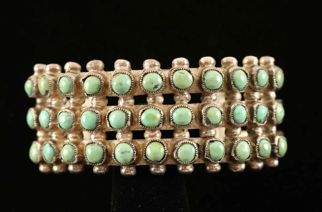 Turquoise Cluster Cuff