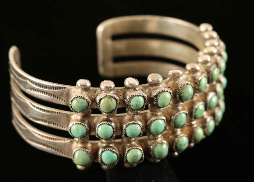 Turquoise Cluster Cuff