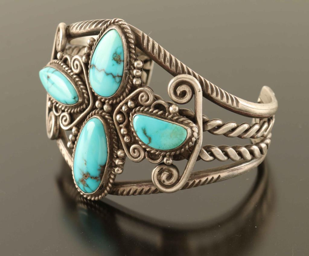 Fred Harvey Turquoise Cuff