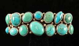 Contemporary Turquoise Cluster Ciff