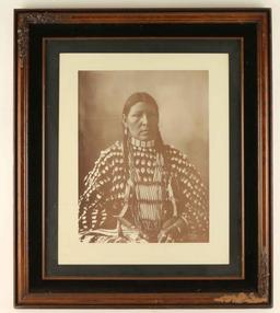 Photo Print of Native American Woman