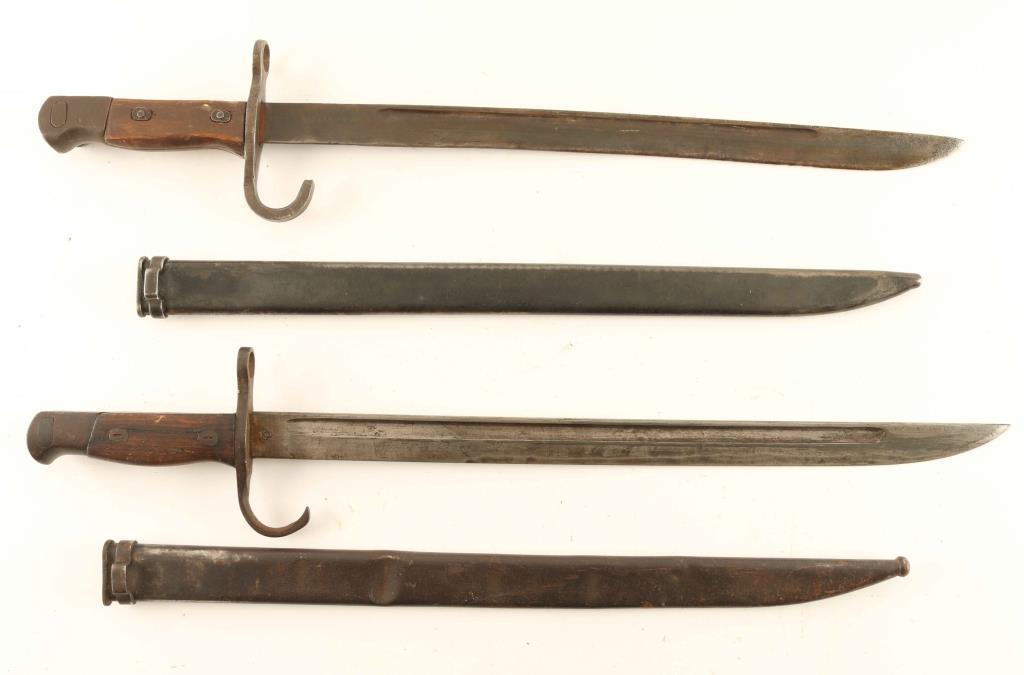 Lot of 2 WWII Japanese Arisaka Bayonets