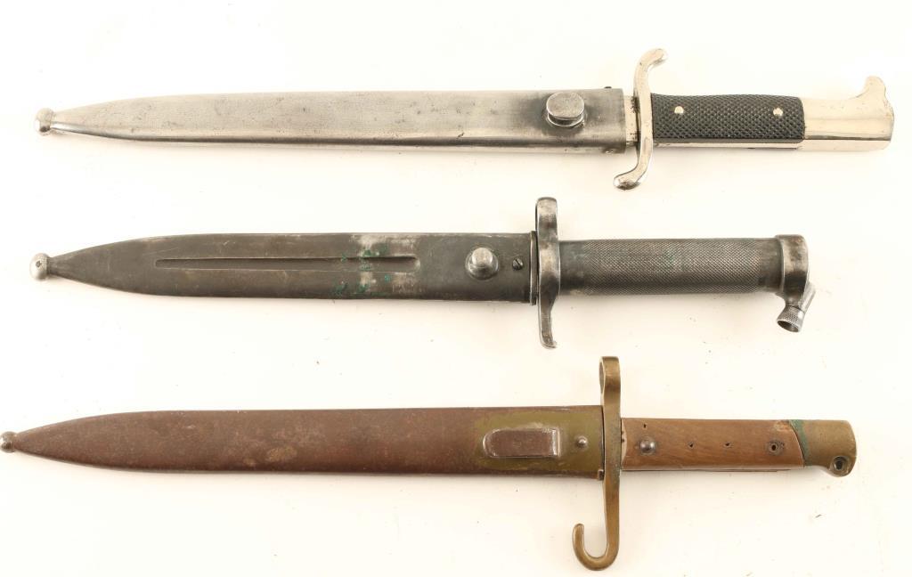 Lot of 3 Bayonets