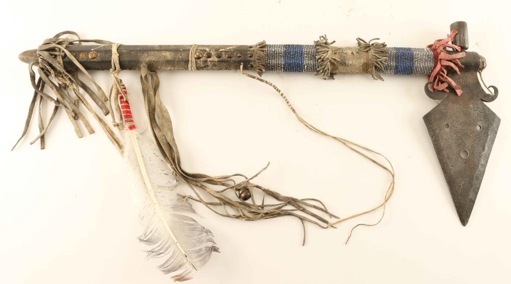 Cherokee Beaded Pipe Axe