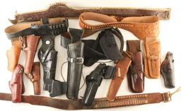 Large Lot of Gun Leather