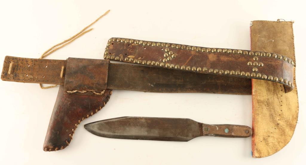 Crow Belt with Knife Sheath