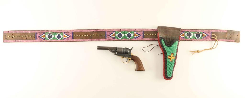 Sioux Beaded Gun Rig & Colt