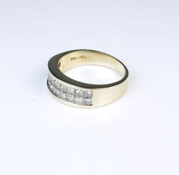 Radiant Princess Cut Diamond Ring