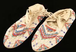 Shoshone Beaded Moccasins