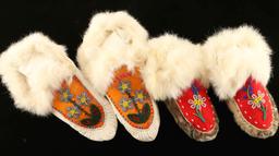 2 Pairs Northwest Coast Moccasins