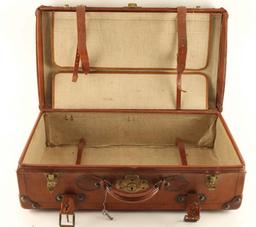 Visalia Leather Suitcase