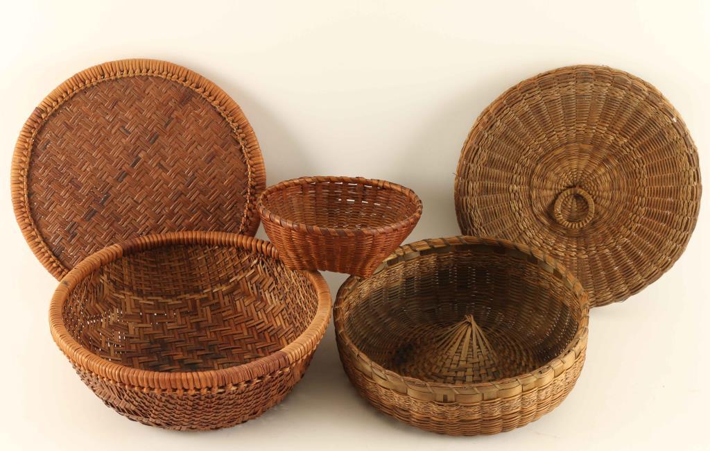 Lot of 3 Native Baskets