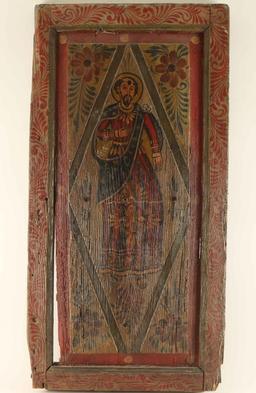 Mexican Wood Panel with Icon