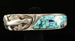 Navajo Inlaid Cuff