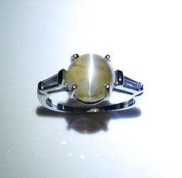 Amazing AGL Certified Chrysoberyl Cat's Eye Ring