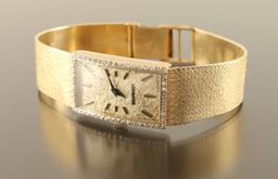 Vintage Longines Diamond & Gold Watch