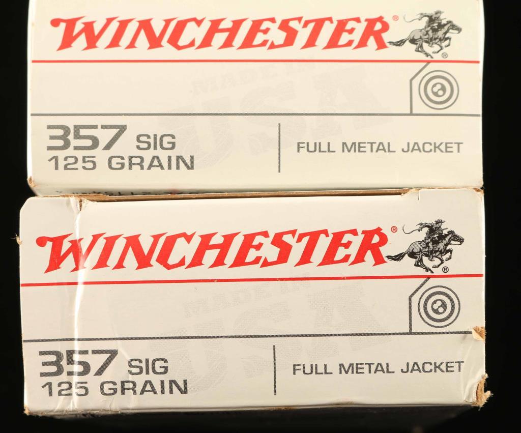 .357SIG Winchester FMJ Ammo