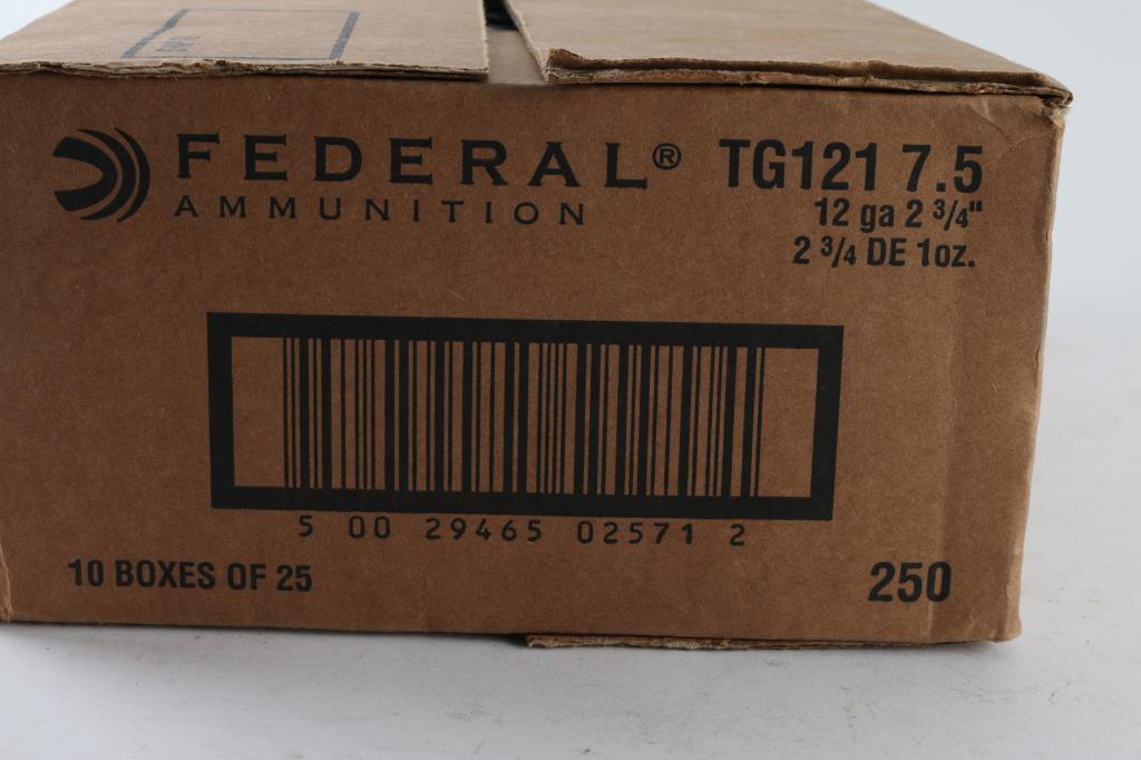 Full Case of Federal 12GA #7.5