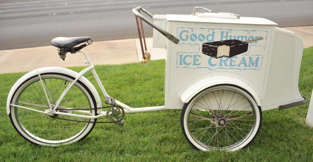 Worksman ice cream cart in exceptional condition from Harold’s Club