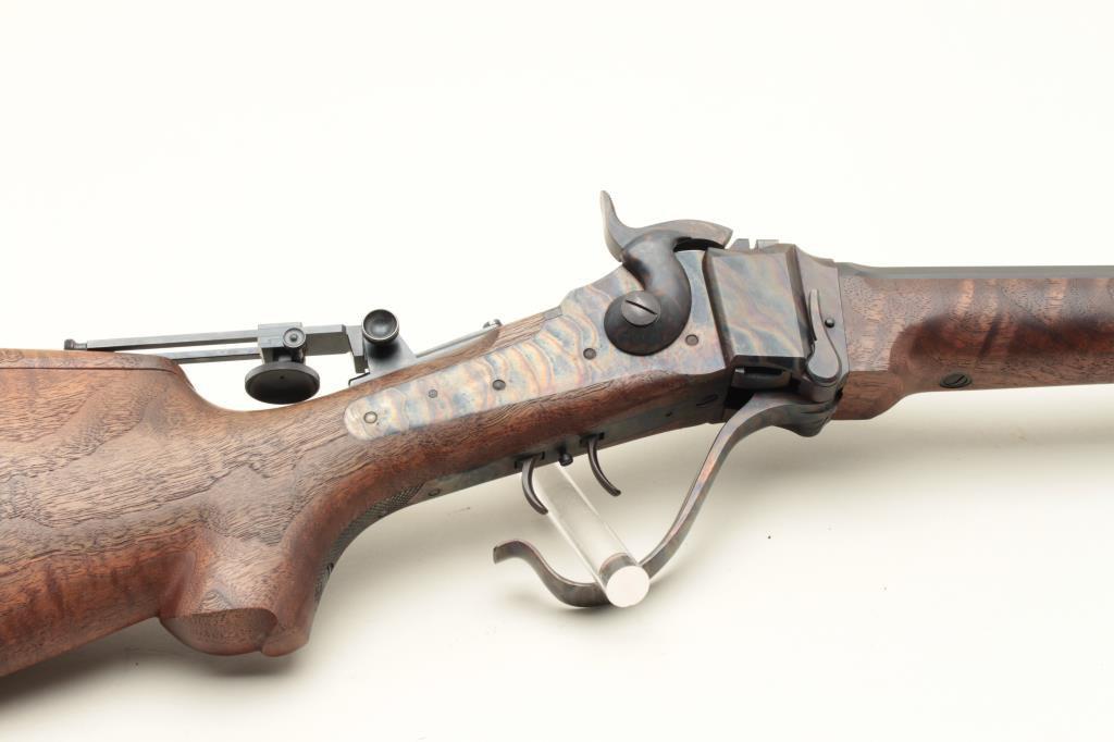 Modern Shilo Sharps Model 1874 single shot rifle, .45 2-1/10