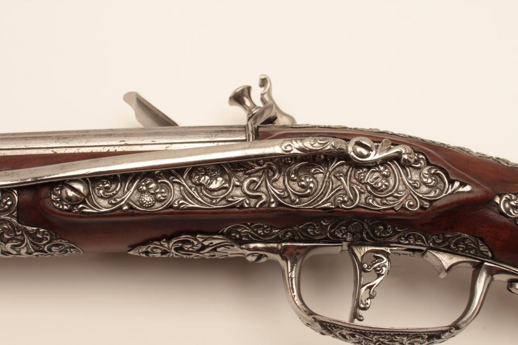 18GV-1 PAIR OF GIO BONAZO ITALIAN FLINTLOCK PISTOL