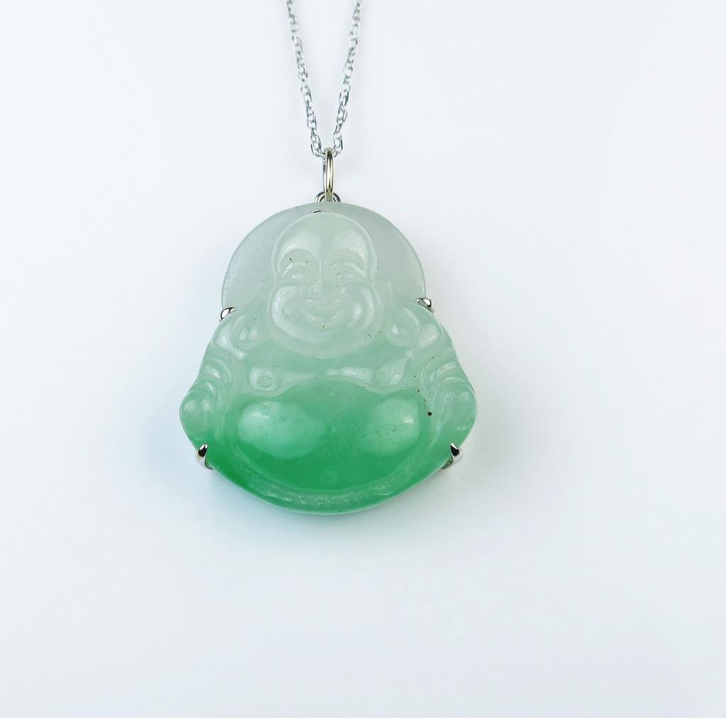 18CAI-36 JADE BUDDHA PENDANT