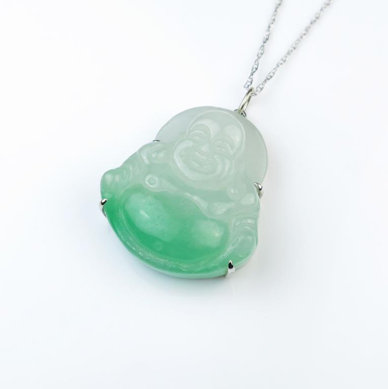 18CAI-36 JADE BUDDHA PENDANT