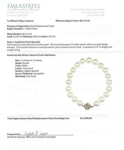 18CAI-37 SOUTH SEA PEARL BRACELET