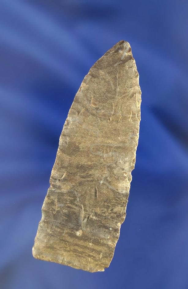 3 1/16" Dover Flint Lanceolate found in Trigg Co., Kentucky.