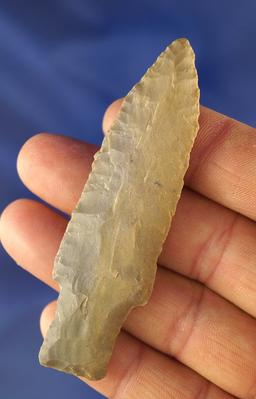 3 1/16" Little Bear Creek with nice secondary flaking, found in Trigg Co., Kentucky.