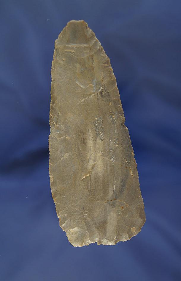 4 3/16" Archaic Hornstone Knife found in Davies Co., Indiana.