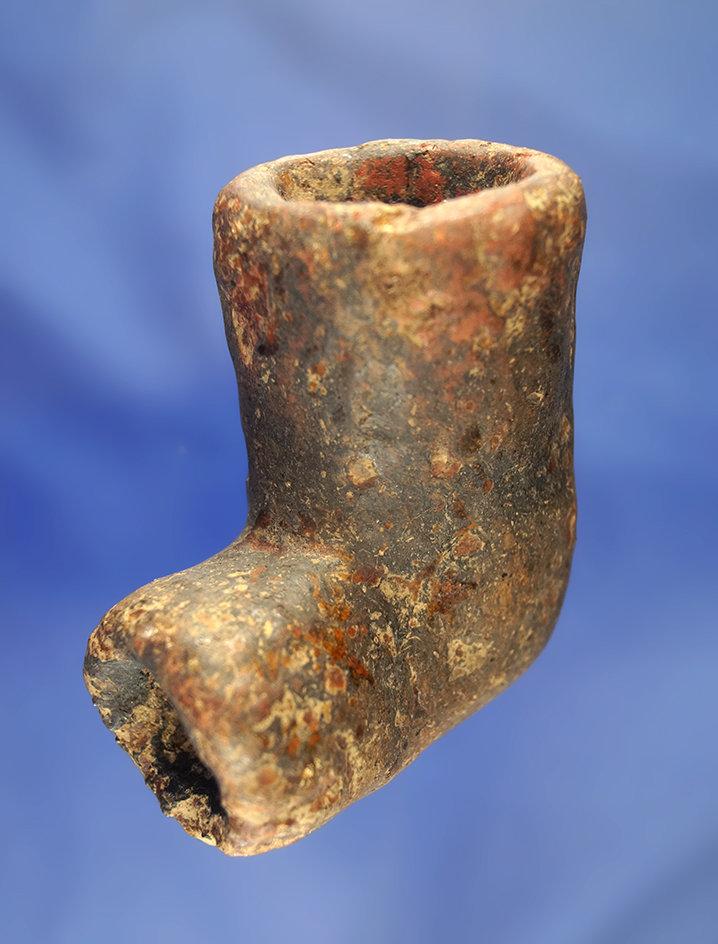 2 3/4" Elbow Pipe made from Clay, found in Trigg County Kentucky.