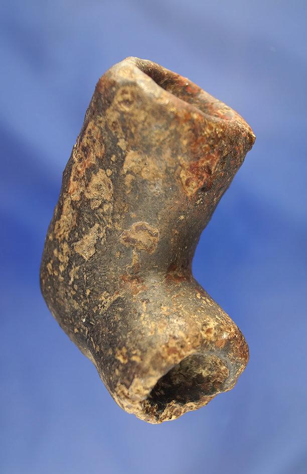 2 3/4" Elbow Pipe made from Clay, found in Trigg County Kentucky.