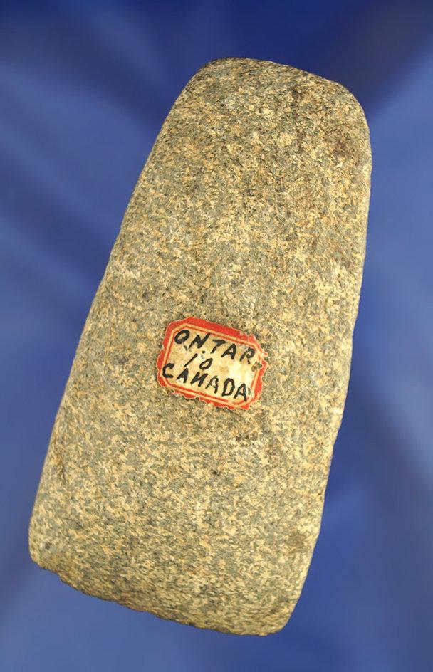 4 1/8" Hardstone Celt found in Ontario, Canada.