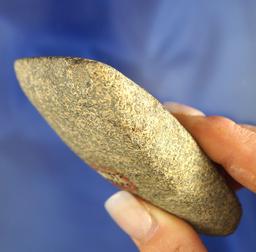 4 1/8" Hardstone Celt found in Ontario, Canada.