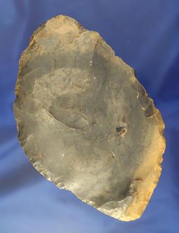 5 3/8" Heavily patinated Hornstone Cache Blade found in Trigg Co., Kentucky.
