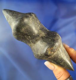 Rare! 5 5/16" Hardstone Trophy Axe found in Marquette Co., Michigan that is well patinated.