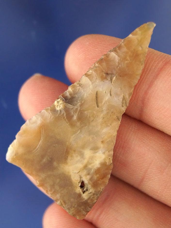 1 7/8" Plateau Pentagonal made from Semi-translucent Agate, found near the Columbia River.