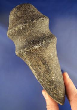 6 3/8" Raised Ridge 3/4 Grooved Axe found in Greenville Ohio.  Ex. Richard Shiverdecker.