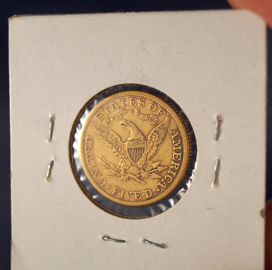 1881 $5.00 Liberty Gold Piece VF