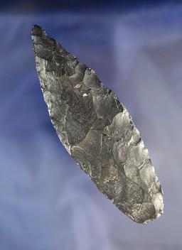 Large 5" Obsidian Knife found in Oregon that is well patinated.