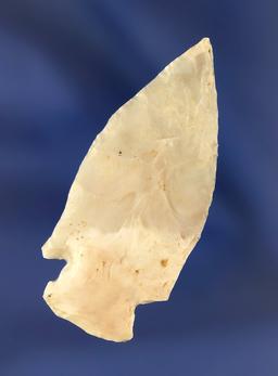 2 1/2" Gibson Arrowhead found in Benton County Missouri. Ex. Lloyd Reinking. Ex. M. Meadows.