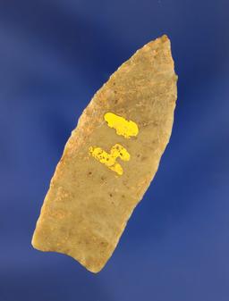 2" Paleo Clovis found in Richland Co., Ohio and made from Crooksville Chert.