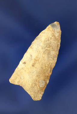 1 11/16" Fluted Paleo Dart Point found in Darke Co., Ohio.